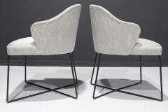 Rodolfo Dordoni Pair of Rodolfo Dordoni for Minotti Leslie Dining or Side Chairs - 2470949