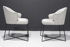 Rodolfo Dordoni Pair of Rodolfo Dordoni for Minotti Leslie Dining or Side Chairs - 2470950