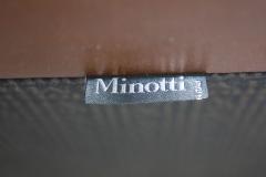 Rodolfo Dordoni Rodolfo Dordoni for Minotti Lounge Chairs in Orange Woven Fabric - 2683445