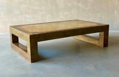 Rodolfo Dubarry A Spanish Etchech Brass Pewter Coffee Table circa 1970 Signed - 4391556