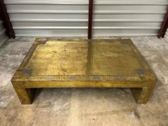 Rodolfo Dubarry Brass Clad Coffee Table By Rodolfo Dubarry - 3831869