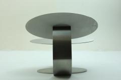 Rodrigo Ohtake Contemporary stainless steel chair by Brazilian designer Ohtake numbered 1 4 - 1227546