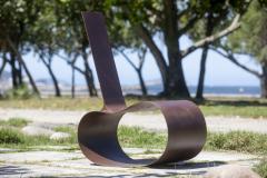 Rodrigo Sim o Contemporary Feij o Rocking Chair in Corten Steel by Rodrigo Sim o 2022 - 2894981