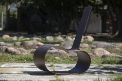 Rodrigo Sim o Contemporary Feij o Rocking Chair in Corten Steel by Rodrigo Sim o 2022 - 2894982