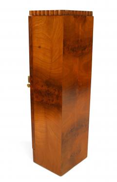 Roger Bal Pair of French Art Deco Veneer Pedestals Cabinets - 913439