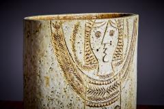 Roger Capron 1 of 2 Ceramic Vases by Roger Capron Jean Derva France 1970s - 3591956