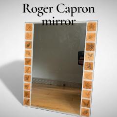 Roger Capron 1970s Ceramic wall mirror by Roger Capron - 4363151
