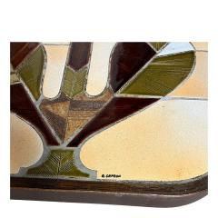 Roger Capron 1970s Roger Capron high gloss glazed ceramic Floren coffee table - 4625077