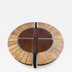 Roger Capron Ceramic Coffee Table Eucalyptus by Roger Capron Vallauris France 1970s - 3467225