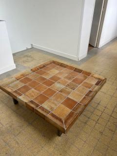 Roger Capron Ceramic Coffee Table by Roger Capron France Circa 1960s - 4312892