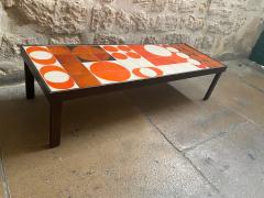 Roger Capron Ceramic Coffee Table by Roger Capron Vallauris France 19 0s - 2712172
