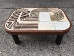 Roger Capron Ceramic Coffee Table by Roger Capron Vallauris France 1960 70s - 2852267