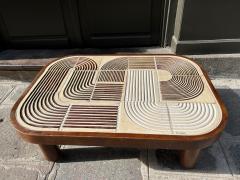 Roger Capron Ceramic Coffee table by Roger Capron France 1960s - 4105710