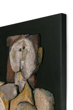 Roger Capron Ceramic Figural Wall Sculpture France 1990s - 1295445