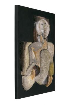 Roger Capron Ceramic Figural Wall Sculpture France 1990s - 1295446