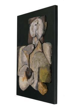 Roger Capron Ceramic Figural Wall Sculpture France 1990s - 1295450