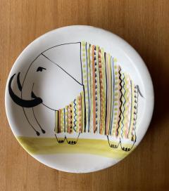 Roger Capron Ceramic Plate by Roger Capron France 1950s - 3223319