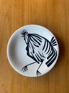 Roger Capron Ceramic Plate by Roger Capron Vallauris France 1950s - 3154043