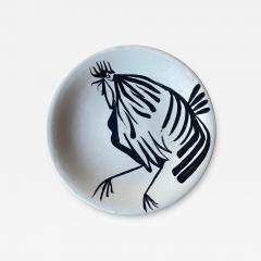 Roger Capron Ceramic Plate by Roger Capron Vallauris France 1950s - 3160902