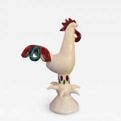 Roger Capron Ceramic Rooster Sculpture Vallauris France 1960s - 2332920