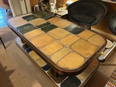 Roger Capron Ceramic Shogun coffee table by Roger Capron Vallauris 1970s - 4312432
