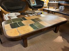 Roger Capron Ceramic Shogun coffee table by Roger Capron Vallauris 1970s - 4312437