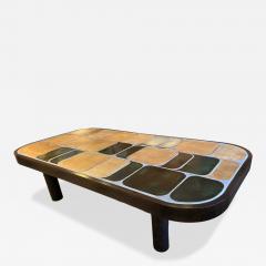 Roger Capron Ceramic Shogun coffee table by Roger Capron Vallauris 1970s - 4483448