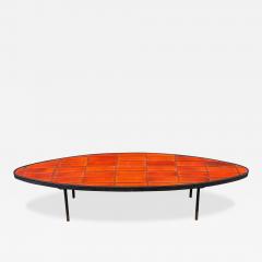 Roger Capron Ceramic Surf Coffee Table by Roger Capron France Circa 1960s - 4022901