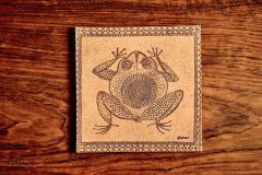 Roger Capron Ceramic Tile with Frog Motive by Roger Capron - 4467381