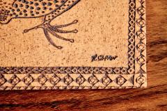 Roger Capron Ceramic Tile with Frog Motive by Roger Capron - 4467385