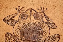 Roger Capron Ceramic Tile with Frog Motive by Roger Capron - 4467386