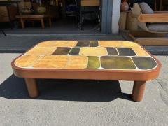 Roger Capron Ceramic coffee table Shogun by Roger Capron France 1960s - 4100006