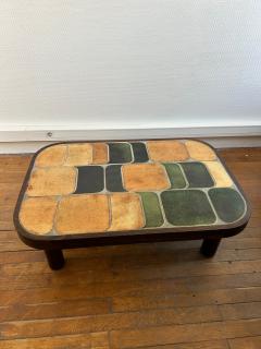 Roger Capron Ceramic coffee table Shogun by Roger Capron France 1960s - 4363571