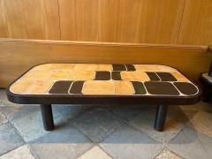 Roger Capron Ceramic coffee table model Shogun Vallauris France early 1970s  - 2201093