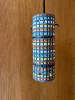Roger Capron Ceramic light pendant by Roger Capron France 1960s - 3639959