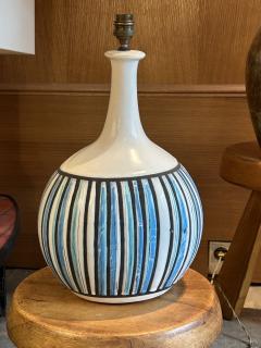 Roger Capron Ceramic table lamp by Roger Capron France 1960s - 4754655
