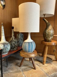 Roger Capron Ceramic table lamp by Roger Capron France 1960s - 4754659