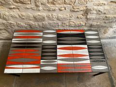 Roger Capron Coffee Table Navettes Vallauris France 1960s - 2606336