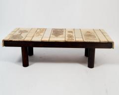 Roger Capron Coffee Table with Ceramic Tiles by Roger Capron - 3058202