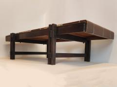 Roger Capron Coffee Table with Terra Cotta Garrigue and Brown Tiles by Roger Capron 1970s - 3178757