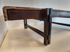 Roger Capron Coffee Table with Terra Cotta Garrigue and Brown Tiles by Roger Capron 1970s - 3178758