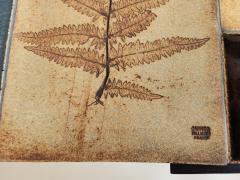 Roger Capron Coffee Table with Terra Cotta Garrigue and Brown Tiles by Roger Capron 1970s - 3178759