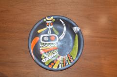 Roger Capron Decorative Ceramic Plate by Roger Capron - 870236