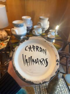 Roger Capron Diabolo Ceramic Vase Vallauris France 1960s - 2542284