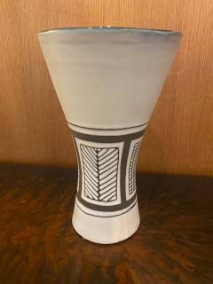 Roger Capron Diabolo Ceramic Vase Vallauris France 1960s - 2542285