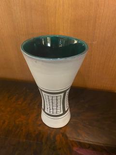 Roger Capron Diabolo Ceramic Vase Vallauris France 1960s - 2542287
