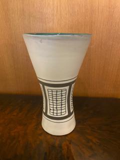 Roger Capron Diabolo Ceramic Vase Vallauris France 1960s - 2542288