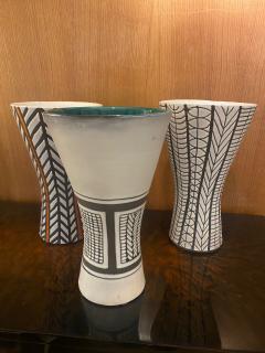 Roger Capron Diabolo Ceramic Vase Vallauris France 1960s - 2542289