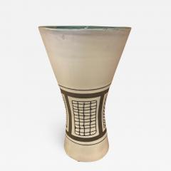Roger Capron Diabolo Ceramic Vase Vallauris France 1960s - 2544732