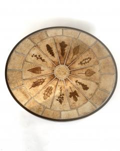 Roger Capron FRENCH CERAMIC ARTIST ROGER CAPRON CERAMIC TILE COFFEE TABLE GARRIGUES - 4425992